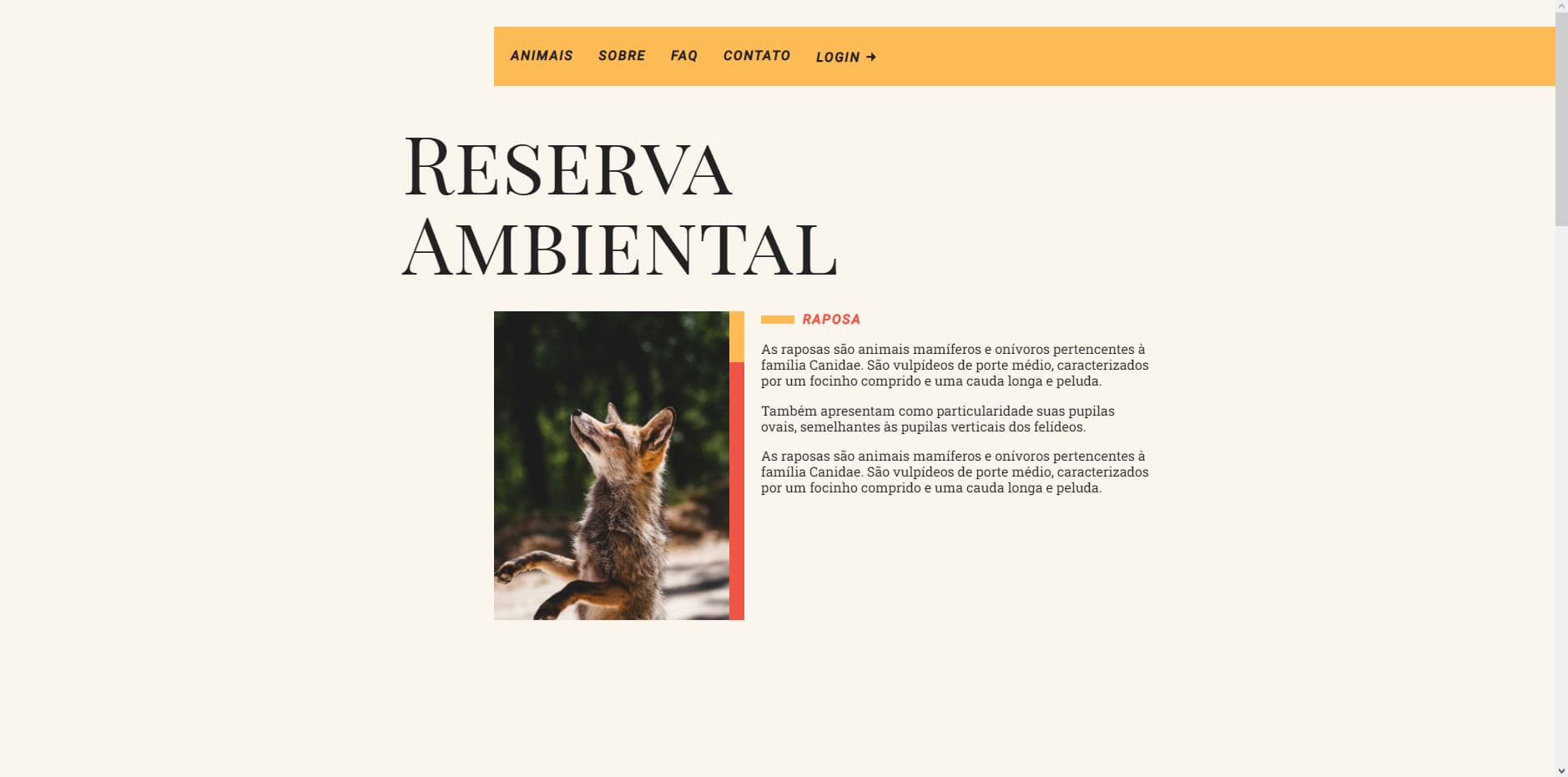 Project Environmental Reserve
